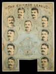 1886 Lorillard Chicago League Base Ball Club Card  