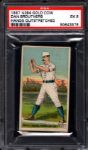 1887 N284 BUCHNER GOLD COIN BASEBALL DAN BROUTHERS (HANDS OUTSTRETCHED) PSA 5 EX