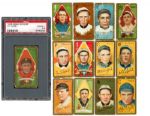 1911 T205 GOLD BORDER LOT OF (66) DIFFERENT INCLUDING TY COBB