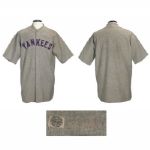 1927 DUTCH REUTHER NEW YORK YANKEES ROAD JERSEY