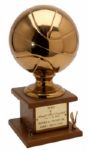 RED AUERBACHS 1957 NBA EAST-WEST ALL-STAR GAME TROPHY (GAME WINNING COACH)