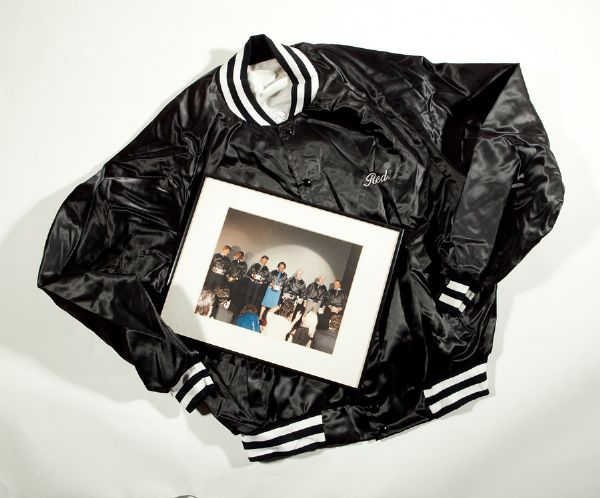RED AUERBACHS 1986 MARC BUONICONTI MIAMI PROJECT PHOTO AND JACKET 