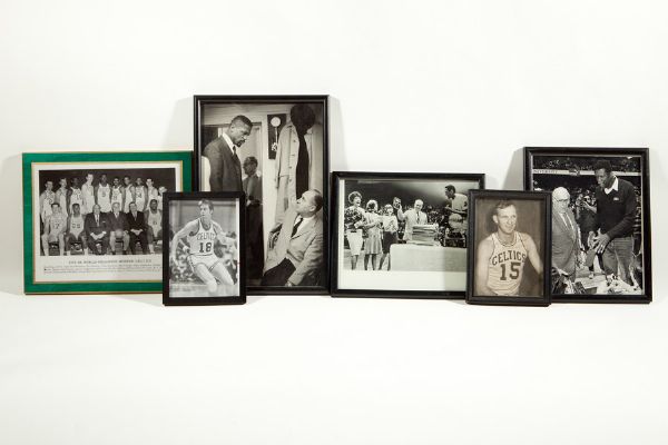 RED AUERBACHS EARLY BOSTON CELTICS PHOTO COLLECTION 