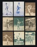 1934-36 R318 BATTER-UP BASEBALL LOT OF 107 DIFFERENT (ALL BUT 8 WITH BACKS)