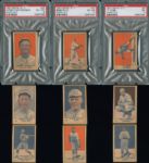 1921 W516-2-1 PARTIAL SET (20/30) INC RUTH, COBB, MATHEWSON, SPEAKER, JOHNSON, ALEXANDER, HORNSBY, CICOTTE, AND  OTHER HOFERS