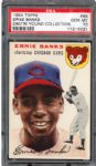 1954 TOPPS #94 ERNIE BANKS GEM MINT PSA 10 (1/2) - DMITRI YOUNG COLLECTION