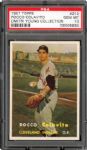1957 TOPPS #212 ROCKY COLAVITO GEM MINT PSA 10 (1/2) - DMITRI YOUNG COLLECTION