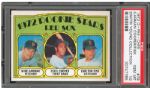 1972 OPC #79 CARLTON FISK GEM MINT PSA 10 (1/2) - DMITRI YOUNG COLLECTION