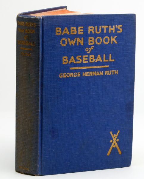 BABE RUTH SIGNED 1928 LIMITED EDITION COPY OF "BABE RUTHS OWN BOOK OF BASEBALL"