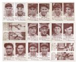 1941 DOUBLE PLAY LOT OF 18 INC 11 HALL OF FAMERS
