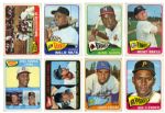 1965 TOPPS BASEBALL COMPLETE SET OF 598 WITH 13 GRADED HOF CARDS
