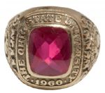 JOHN HAVLICEK’S 1960 OHIO STATE BUCKEYES NCAA NATIONAL CHAMPIONSHIP RING (HAVLICEK LOA)