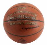 JOHN HAVLICEK’S JUNE 6, 1976 NBA FINALS GAME 6 (CHAMPIONSHIP CLINCHING) GAME BALL (BOSTON CELTICS VS. PHOENIX SUNS) (HAVLICEK LOA)