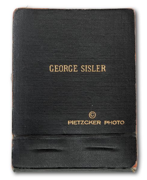 GEORGE SISLERS OWN C.1920 GEORGE S. PIETZCKER REAL PHOTO FLIP BOOK (SISLER FAMILY LOA) 