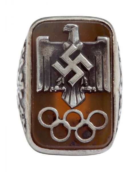 1936 BERLIN OLYMPICS STERLING SILVER RING