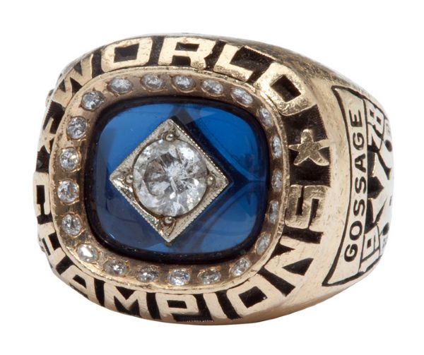 GOOSE GOSSAGES 1978 NEW YORK YANKEES WORLD SERIES CHAMPIONS RING (GOSSAGE LOA)