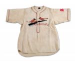 1928 ANDY HIGH ST. LOUIS CARDINALS WORLD SERIES GAME WORN HOME JERSEY (DELBERT MICKEL COLLECTION)