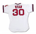 1973 NOLAN RYAN CALIFORNIA ANGELS GAME WORN HOME JERSEY (MEARS A10, NSM COLLECTION)