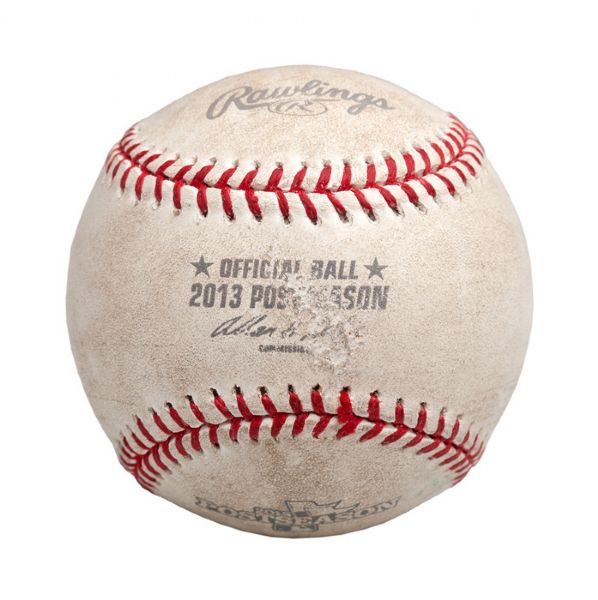 SHANE VICTORINO’S GRAND SLAM HOME RUN BALL FROM THE 2013 AMERICAN LEAGUE CHAMPIONSHIP SERIES GAME SIX – THE BALL THAT SENT THE RED SOX TO THE WORLD SERIES!