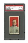 1909-11 T206 TY COBB (PORTRAIT - RED) VG-EX PSA 4 (SWEET CAPORAL 350-460 SCROLL OVERPRINT AD BACK)