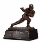 C.1955 HEISMAN TROPHY REPLICA HONORING WINNERS FROM 1935-1954, AN EXACT DUPLICATE OF THE ORIGINAL DISPLAYED AT THE DOWNTOWN ATHLETIC CLUB (HELMS/LA84 COLLECTION)