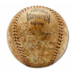 1934 TOUR OF JAPAN TEAM SIGNED BASEBALL  (HELMS/LA84 COLLECTION) 