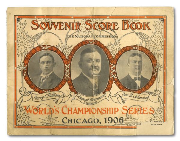 1906 WORLD SERIES PROGRAM AT CHICAGO (HELMS/LA84 COLLECTION)