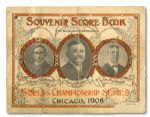 1906 WORLD SERIES PROGRAM AT CHICAGO (HELMS/LA84 COLLECTION)