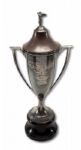 1929-31 LOS ANGELES TIMES PRE OLYMPIC MARATHON TROPHY ENGRAVED WITH WINNERS (HELMS/LA84 COLLECTION)