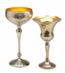 PAIR OF 1921 CALIFORNIA GOLF ASSOCIATION AMATEUR CHAMPIONSHIP STERLING SILVER TROPHY CUPS WON BY PAUL M. HUNTER (HELMS/LA84 COLLECTION)