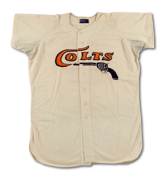 1963 JOHNNY WEEKLY HOUSTON COLT .45S GAME WORN HOME JERSEY (DELBERT MICKEL COLLECTION)