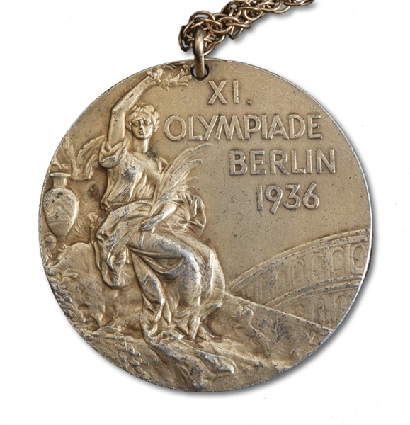 CARL SHYS 1936 BERLIN OLYMPICS GOLD MEDAL WON AS A MEMBER OF FIRST U.S. OLYMPIC BASKETBALL TEAM (SHY FAMILY LOA)