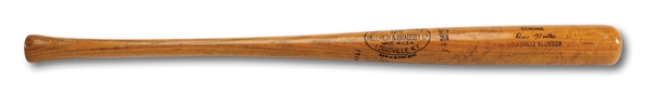 1960 WORLD CHAMPION PITTSBURGH PIRATES TEAM SIGNED DON HOAK H&B PROFESSIONAL MODEL GAME USED BAT WITH WORLD SERIES ATTRIBUTION