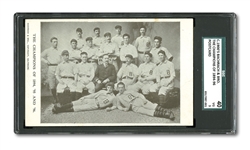 C. 1900S BACHRACH & BRO. THE CHAMPIONS OF 1894, 95, AND 96 (BALTIMORE ORIOLES) VG SGC 40 (1/1)