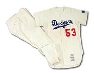 DON DRYSDALES 1969 LOS ANGELES DODGERS GAME WORN HOME UNIFORM FROM HIS FINAL SEASON (DRYSDALE COLLECTION)