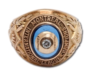 DON DRYSDALES 1955 MONTREAL ROYALS INTERNATIONAL LEAGUE (AAA) CHAMPIONS 10K GOLD RING (DRYSDALE COLLECTION)