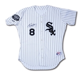1991 BO JACKSON AUTOGRAPHED CHICAGO WHITE SOX GAME WORN HOME JERSEY
