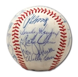 DON DRYSDALES 1966 LOS ANGELES DODGERS NATIONAL LEAGUE CHAMPION TEAM SIGNED BASEBALL (DRYSDALE COLLECTION)