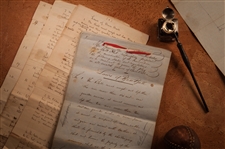 THE LAWS OF BASE BALL – THREE DOCUMENT SET INCLUDING ORIGINAL DRAFT WRITTEN BY DANIEL LUCIUS “DOC” ADAMS, 1856 (3 PAGES), RULES FOR MATCH GAMES OF BASE BALL, 1857 (4 PAGES), AND LAWS OF BASE BALL AS 