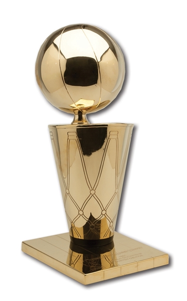 1981 BOSTON CELTICS LARRY OBRIEN NBA CHAMPIONSHIP REPLICA TROPHY - BIRDS 1ST TITLE