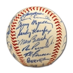 WALTER ALSTONS 1963 LOS ANGELES DODGERS WORLD CHAMPION TEAM SIGNED BASEBALL (ALSTON COLLECTION)