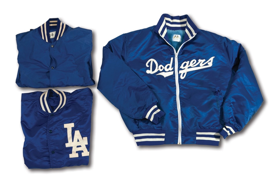 WALTER ALSTONS TRIO OF 1960-70S LOS ANGELES DODGERS MANAGER WORN JACKETS (ALSTON COLLECTION)