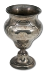 1921 SECOND ANNUAL ARMISTICE DAY FOOTBALL GAME (NAVY 24 - ARMY 0) STERLING SILVER TROPHY (SDHOC COLLECTION)