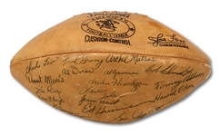 1961 AFL ALL-STAR TEAM SIGNED OFFICIAL AFL FOOTBALL (SDHOC COLLECTION)