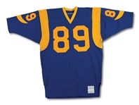 C.1978 FRED DRYER LOS ANGELES RAMS GAME WORN JERSEY WITH TEAM REPAIRS (SDHOC COLLECTION)
