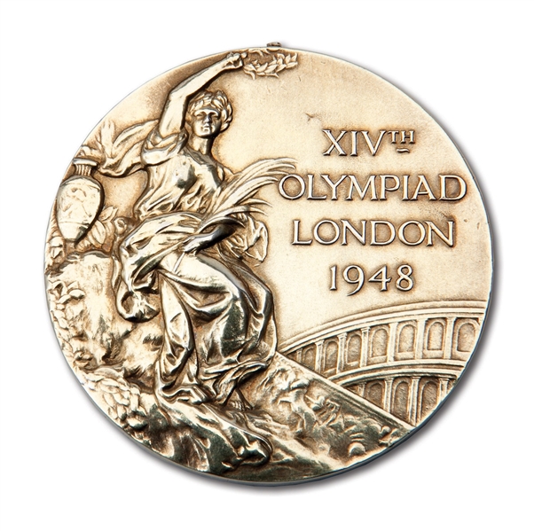 1948 LONDON SUMMER OLYMPIC GAMES 1ST PLACE WINNERS GOLD MEDAL FOR ROWING (EIGHT OARED SHELL) AWARDED TO USAS LLOYD BUTLER (BUTLER COLLECTION)