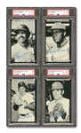 1974 TOPPS DECKLE EDGE PARTIAL SET (50/72) INCL. PETE ROSE AND (8) OTHER HOFERS
