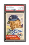 1953 TOPPS #82 MICKEY MANTLE AUTOGRAPHED PSA/DNA GEM MINT 10 (AUTO.)