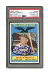1959 TOPPS #564 MICKEY MANTLE ALL-STAR AUTOGRAPHED PSA/DNA GEM MINT 10 (AUTO.)