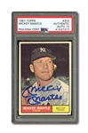 1961 TOPPS #300 MICKEY MANTLE AUTOGRAPHED PSA/DNA GEM MINT 10 (AUTO.)
